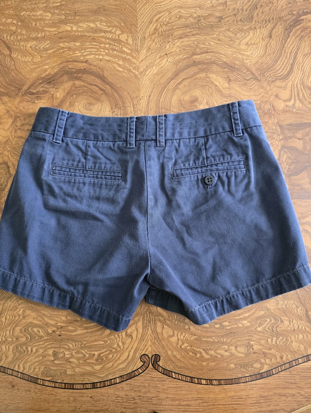 J.Crew Broken-In Chino Shorts Navy Blue Women's Size 4 - Picture 2 of 7